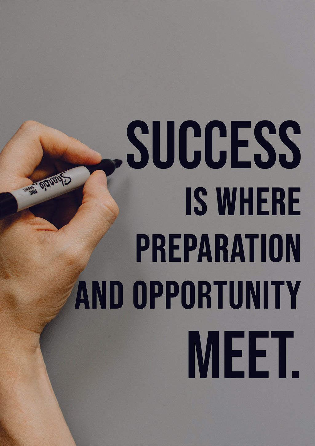 SUCCESS IS WHERE PREPARATION AND OPPORTUNITY MEET