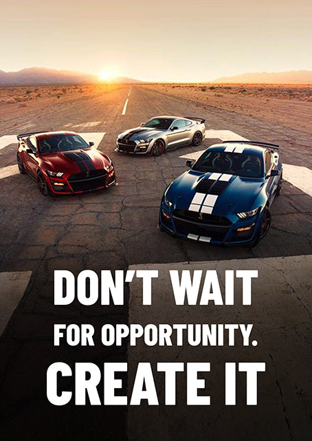 DON´T WAIT FOR OPPORTUNITY GREATE IT