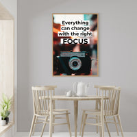 EVERYTHING CAN CHANGE WITH THE RIGHT FOCUS