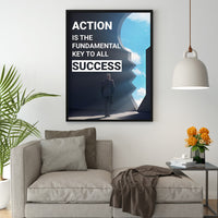 ACTION IS THE FUNDAMENTAL KEY TO ALL SUCCESS